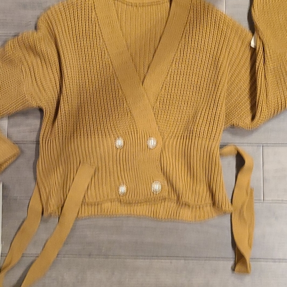 Mustard cardigan - Picture 2 of 4